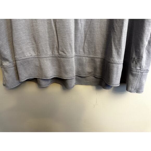 Calvin Klein Gray Swing Tank Keyhole Back Logo Detail Size L - Picture 5 of 6